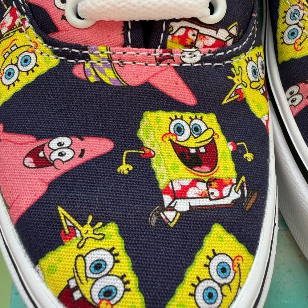 Vans ComfyCush SpongeBob Sneakers - Black and Yellow. New with box. - Picture 4 of 11